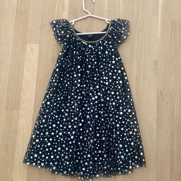 slim fit dress slacks Starla Star Print Corset Maxi Dress - Navy | Occasion Dress in Sizes XXS–6X main image 1